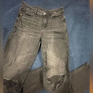 American Eagle Outfitters Black Denim Jeans